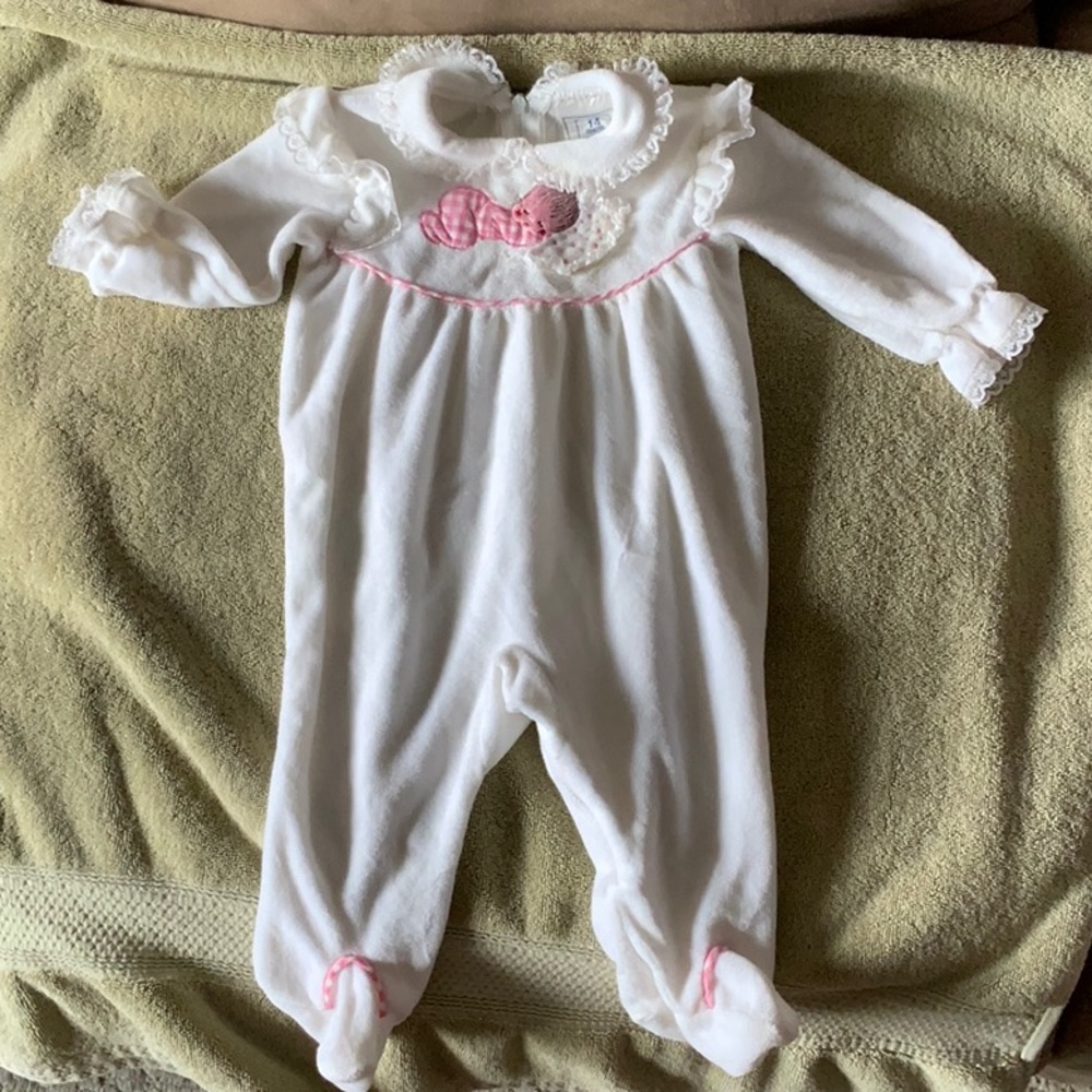 Vintage Baby Footed Onesie
